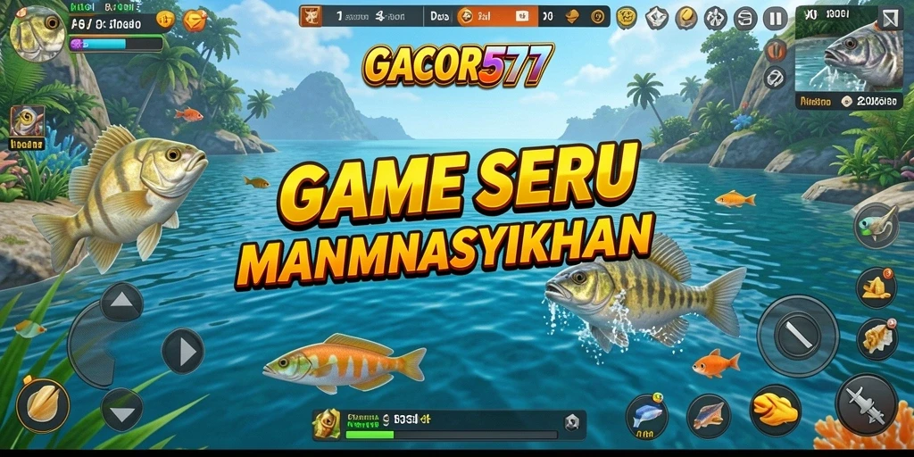 Gameplay seru GACOR577 dengan berbagai jenis ikan.