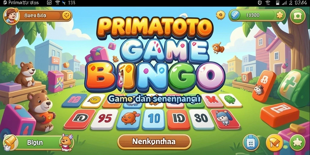 Tampilan gameplay Bingo yang seru di PRIMATOTO.