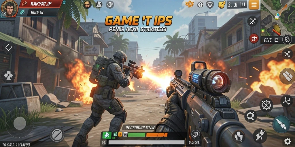 Screenshot gameplay RAKYATJP yang intens dan mendebarkan.